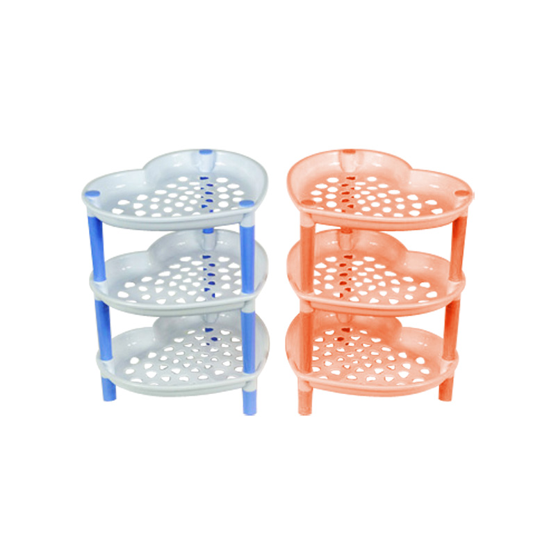 Home Furnishing practical kitchen bathroom living room shelf shelf three plastic shelf storage storage rack rack