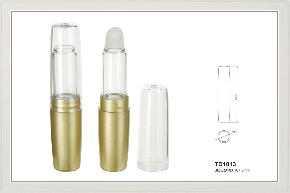 Fashion simple rotating lipstick bottle red gloss makeup cosmetic bottle packaging materials