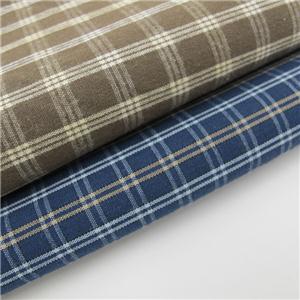 Yarn Dyed Shirting Fabric With Carbon Peach Finish