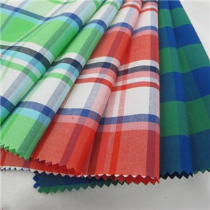 Yarn Dyed Check Fabric 100% Cotton