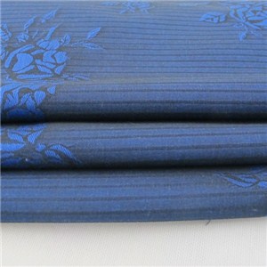 Fancy Stripe And Floral Jacquard Fabric