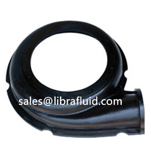 Rubber slurry pump liners