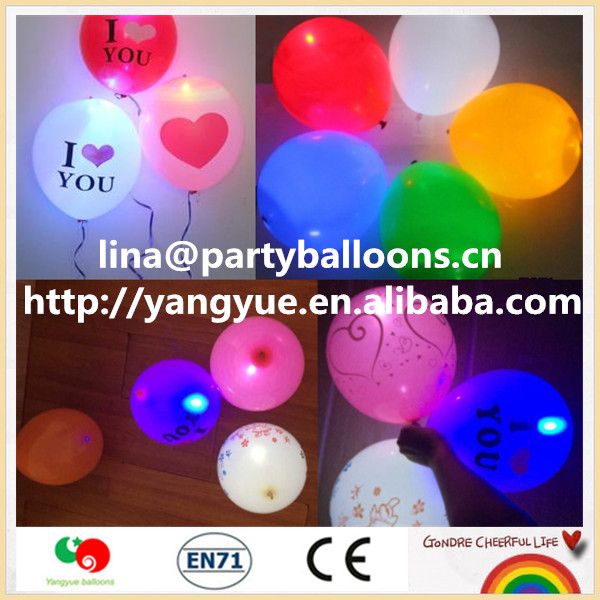 China factory directly hot sale led latex balloon