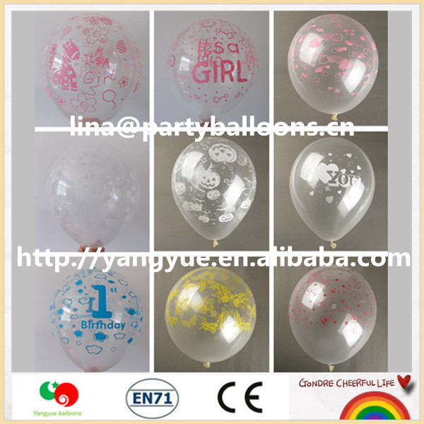 clear helium balloons walking minion hammer China factory
