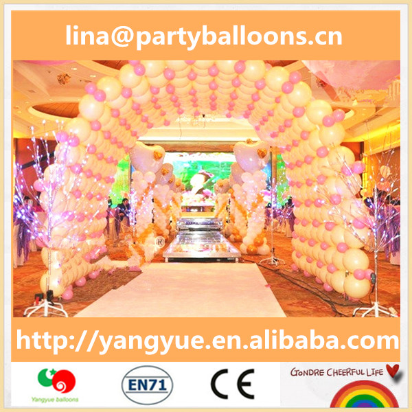 colorful wedding decoration party here balloon globos metalicos