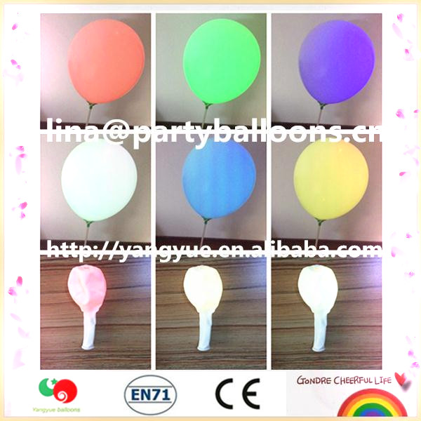 CE Certification flashing led balloon lights with Logo printed