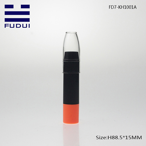 New empty plastic lipstick tube packaging for cosmetic