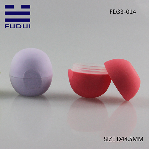 New cute ball shape lip balm tube