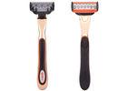 Weighted metal handle manual shaving Five Bladed Razor for men / women