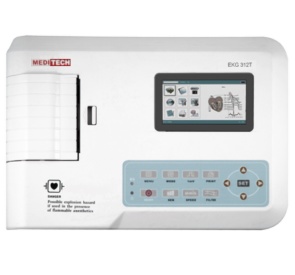 3-Channel touch screen ECG machine EKG312T