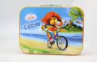Pantone Rectangle Lunch Tin Box Packaging , Decorative Tin Containers