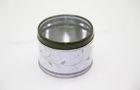 30g 50g Mini Round Tin Box With Clear Window , Tea Tin Containers