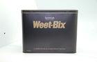 Black Coffee Tin Boxes With Hinged Lids , Large Metal Tin Logo Printing