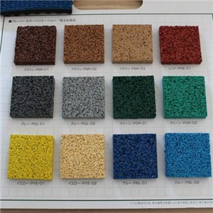 Multi-colored Rubber Granules