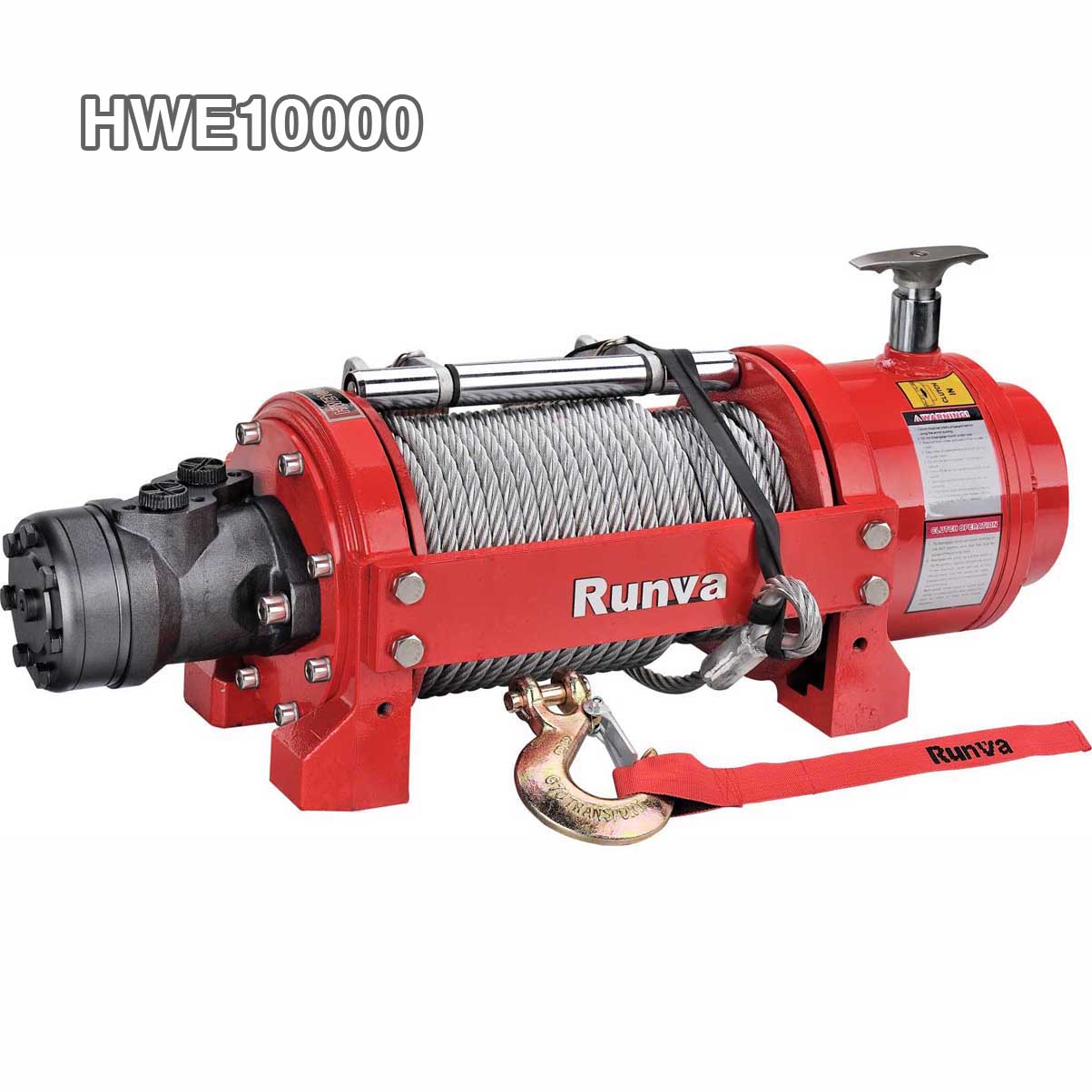 Industrial Hydraulic Winch 15000 lb