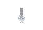 HDG , Zinc plated Ringlock Scaffolding System base collar for 48.3 mm tube