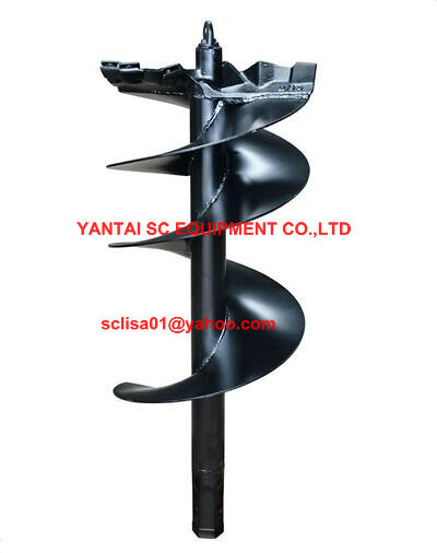 earth auger for excavator, backhoe, crane