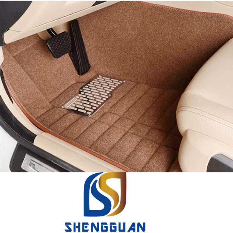 Best selling  velvet material 3D/5D car floor mat 