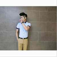 Free shipping men& acute;s 2015 fashion contrast collar shirt