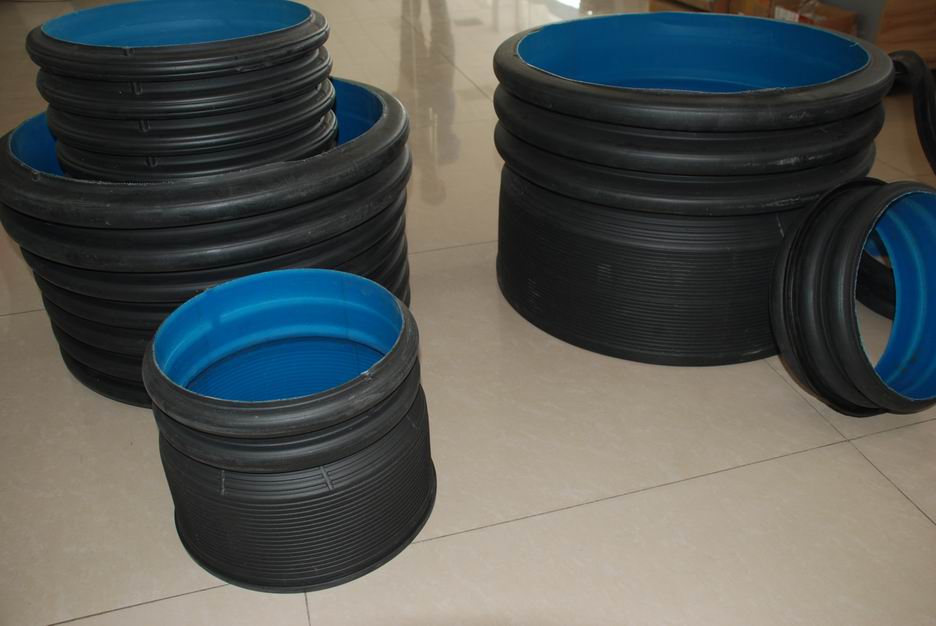 pe pvc corrugated pipe production line