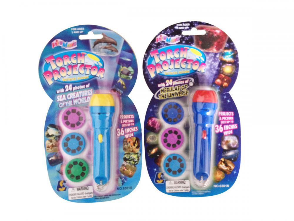 Torch Projector with 24 Pictures, 8 Pictures / Disc for Childrens Toy