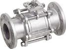 150# 3PC Flange ISO 5211 Ball Valve With Direct Mounting Pad High Performance