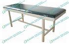 Maunal Artificial Leather Medical Examination Couch with Back - rest Lifting