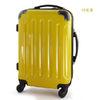 Lightweight Check In Luggage / Wheeled Travel Luggage PC Case Yellow