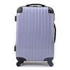 Fashion Hand Travel PC ABS Trolley Luggage 20 Inch Suitcase Purple Case BV