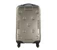Custom Wheeled Travel Luggage ABS Tourister Suitcase Grey Trolley Case