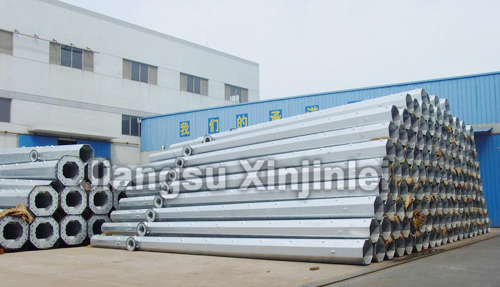 132kV Transmission Line Steel Tubular Pole