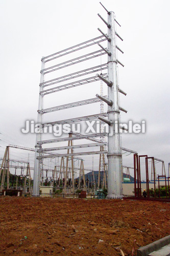 220kV Transmission Line Steel Tubular Pole