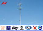 Customized 100 FT Galvanized Mono Pole Tower for Communication Distribution
