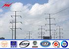 11M 300daN Steel Utility Pole Gr65 Material for 69KV Power Distribution