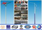 10m single arm hot dip galvanized steel pole for street light
