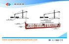 Safety Rope / Cable Steel Suspended Working Platform ZLP800 With Hoist LTD8.0