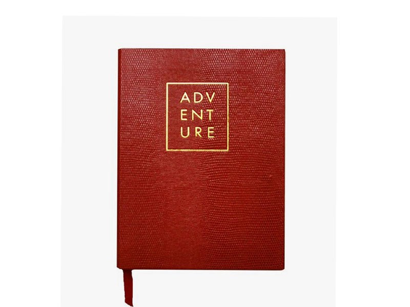 adv End Ure& quot; Embossed Custom Made Leather Notebook
