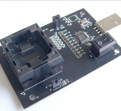eMMC100 Test Socket Adapter with USB port eMMC100 programming adapter