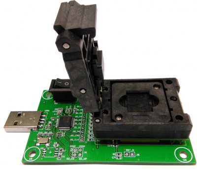 eMCP221 FBGA221 Test Socket Adapter with USB Interface FBGA221 socket