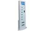 Cell Phone Recharge Station with LCD Touch Screen , 8 Lockers Battery Charging Stations Kiosk