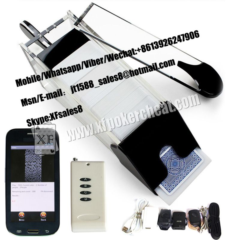 Baccarat Dealing Shoe Casino Cheating Devices With Poker Analyzer / Punto Bacon/chemin de fer