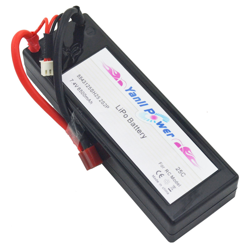 RC Car Battery Pack 7.4V 5800mAh 40C RC LiPo Battery Pack