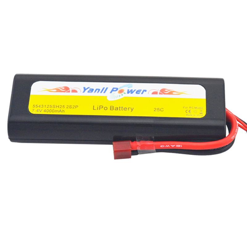 RC Car Battery Pack 7.4V 4000mAh RC LiPo Battery Pack