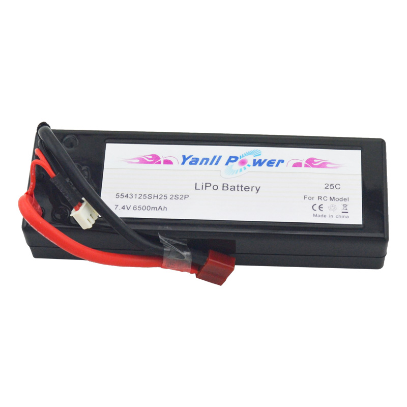 RC LiPo Car Battery Pack 2S2P 7.4V 6000mAh 50C