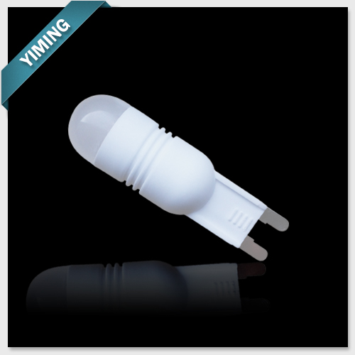 2W Ceramic G9 LED Lamp, High Voltage Epistar Led Chip, 120lm