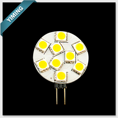 5050SMD G4 LED Light Round 1.5W 9pcs 120-150LM