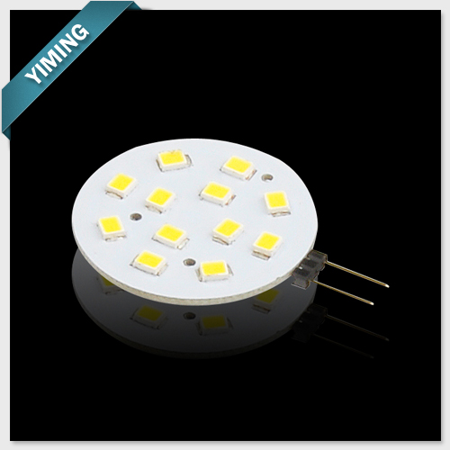 Round 2W 12pcs 2835SMD G4 LED Light