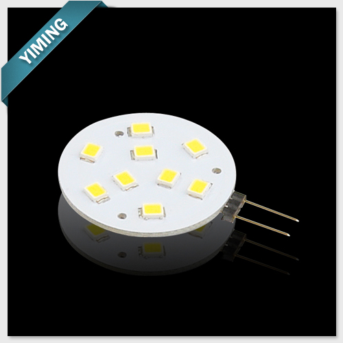 Round 1.5W 9pcs 2835SMD G4 LED Light