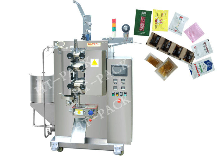 PET / PE Sachet Sauce / Vinegar Automatic Liquid Packing Machine 1-200ml / Bag