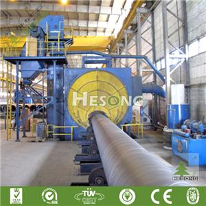 Outwall Pipe Blast Machine